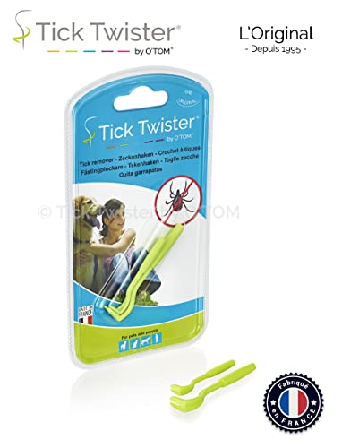 H3d O'Tom Zeckenhaken für Tiere Blisterpackung 2 Stück
