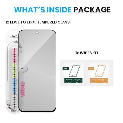 Image of ArmourPro Anti Glare Matte Tempered Glass for Realme C85, Narzo 90x and Realme P4x, Anti Fingerprint Screen Protector, 9H Scratch Resistant, Smooth Touch, Easy Installation Kit with Cable Protector