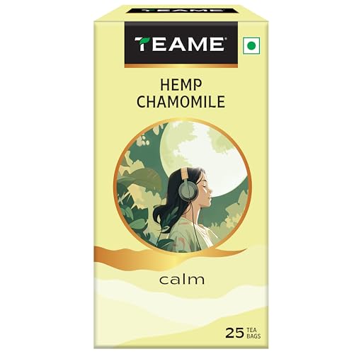 Image of TE-A-ME Chamomile Tea with Hemp, 25 Tea Bags