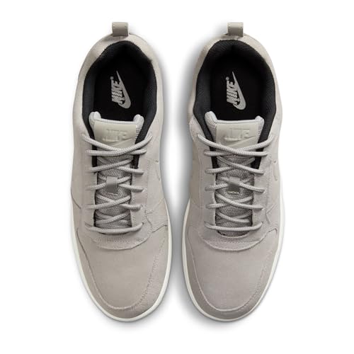 Image of Nike Men Court Borough Low PREM Cobblestone /Cobblestone-Black Basketball Shoes 6 UK