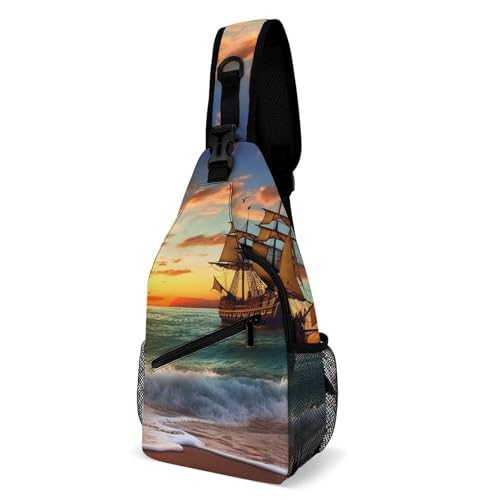 Mochila Deportiva Sling para Senderismo y Uso Casual