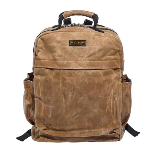 Can i use a rucksack as hand luggage Readywares Durable Waxed Canvas Backpack