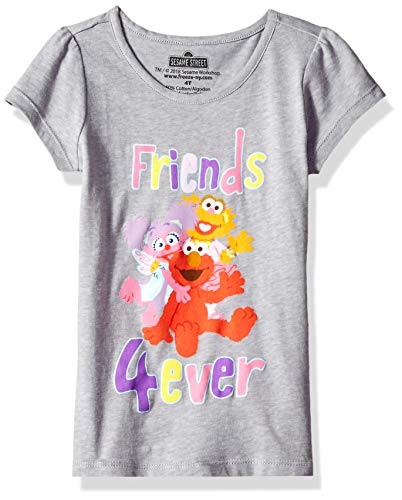 Sesame Street Girls Friends 4 Ever Group Short Sleeve T-shirtT-Shirt