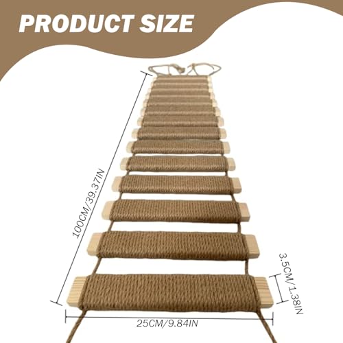 Escalera colgante para gatos de 10x39 pulgadas miniatura 4