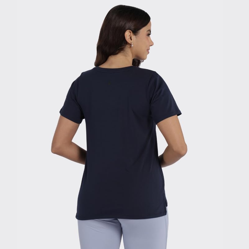 Image of BlissClub Women's Cotton Blend Regular fit T-Shirt