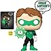 Collection Realm Funko DC Comics Green Lantern Glow-in-The-Dark Vinyl Figure #530 – Iconic “Green Lantern’s Light!” Collectible Bundle with Compatible Pop Protector Case