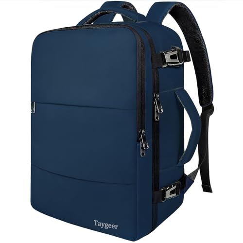 Taygeer EasyJet Bagaż podręczny 45 x 36 x 20, bagaż podręczny, plecak samolot, męski, szafirowy, Ryanair 40x30x20cm, Biznes