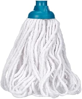 Leifheit Replacement Mop Head for Classic Mop, Viscose Mop Head, Viscose, Washable at 60°C, Universal Screw Thread Connection to Handle