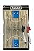 Champion Sports Large Dry Erase Board for Coaching Basketball - Whiteboards for Strategizing, Techniques, Plays - 2-Sided Boards with Clip - Front Side Full Court - Backside Half Court and Lineup