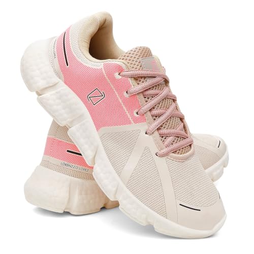 Tênis Feminino Para Caminhada e Academia Conforto Leve - Rosa/37