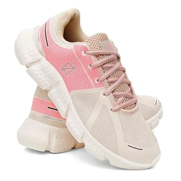 Tênis Feminino Para Caminhada e Academia Conforto Leve - Rosa/36