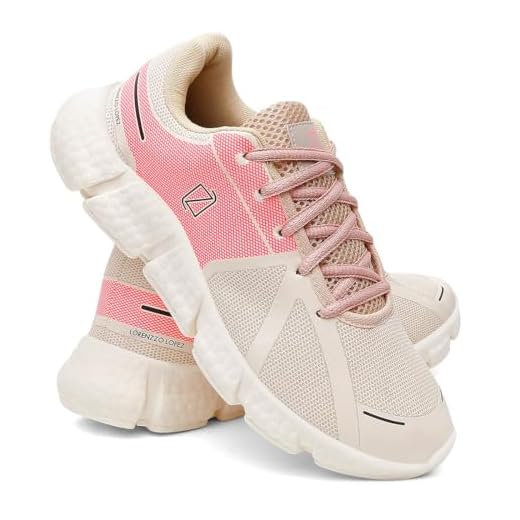 Tênis Feminino Para Caminhada e Academia Conforto Leve - Rosa/37