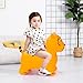 INPANY Bouncy Horse Tiger Hopper Toys, Toddlers Bouncing Zoo Animal Toys, Kid Hopping Bounce Buddies, Inflatable Ride on Rubber Bouncer, Outdoor Indoor Baby Birthday Gift for 2 3 4 Year Old Girl Boy