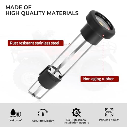 Image of Fuel Gauge Gas Cap for Honda Foreman 400 450 1995-2004 17504-HM7-013