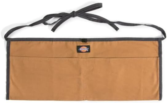 Dickies 2-Pocket Canvas Work Waist Apron, Suitable for Woodworkers, Artists, and Other Craftspeople