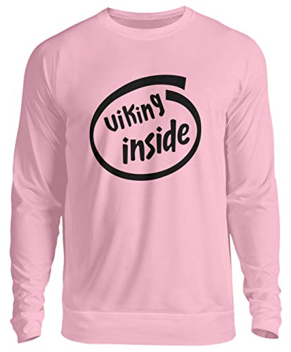 Pull Viking rose XL maille douce et manches longues pour l'automne