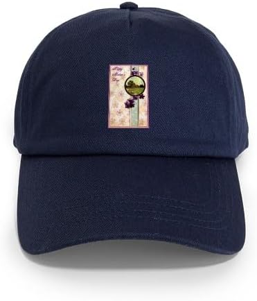CafePress Vintage Violets Happy Mother's Day Adjustable Baseball Cap