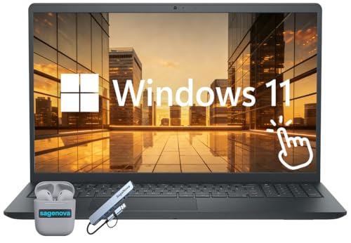 Image of Dell Inspiron, 15.6 inch FHD Touchscreen Laptop Computer, 10-Core Intel Core i5-1334U (Up to 4.6 Ghz), 32GB RAM 1TB Storage (512GB SSD+512GB Docking Station Set), Windows 11, Numeric Keypad, Black