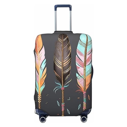 Housse de protection pour valise XL noire lavable pour bagage de 45,7 à 81,3 cm
