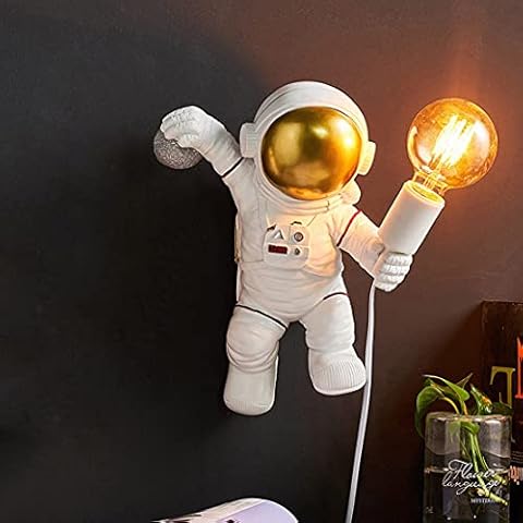 WRMING Kinderzimmer Wandlampe, Innen Wandleuchte mit Schalter und Stecker, Modern Kinder Schlafzimmer Nachtlicht Cover