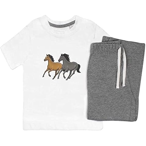 Azeeda Kids 'Prancing Horses' Pyjama Set Cover