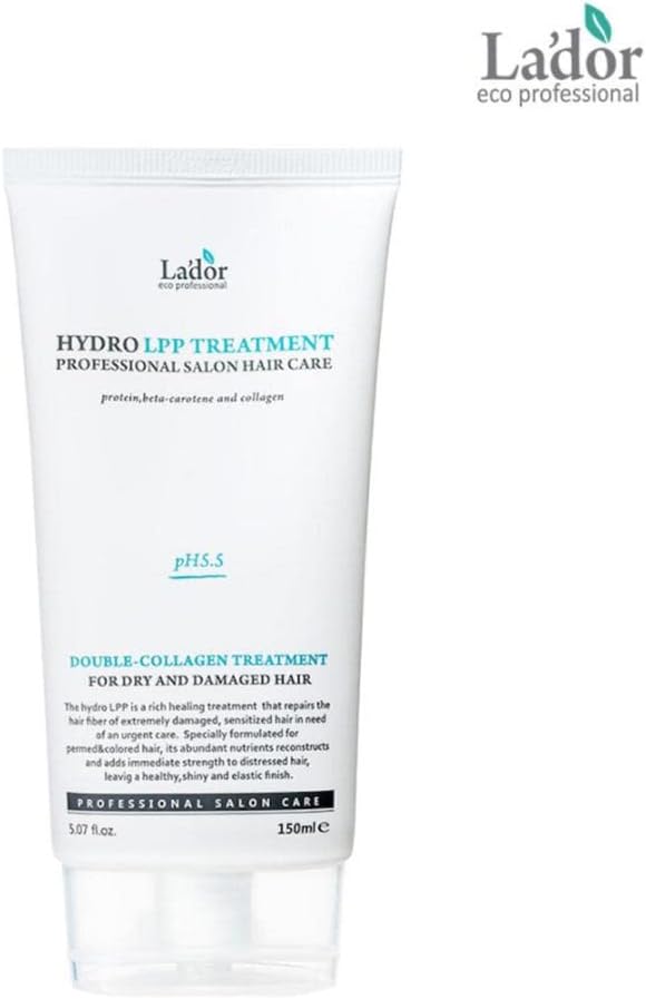 LA'DOR - Hydro LPP treatment Tube - Hair Treatment Collagen Moisturising Hair Conditioner for Weak and Damaged Hair Natural Ingredients Jojoba Oil No Silicone No Sulfate pH 5.5 3 41ak3v4hANL. AC SL1024