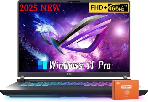 Image of ASUS ROG Strix G16 (2025) Gaming Laptop, 16 inch FHD+ 165Hz /3ms Nebula Display 16:10 Display, Intel Core i7 Processor 14650HX, NVIDIA GeForce RTX 5060 Laptop, 64GB DDR5, 4TB SSD, Wi-Fi 7, Windows 11 Pro