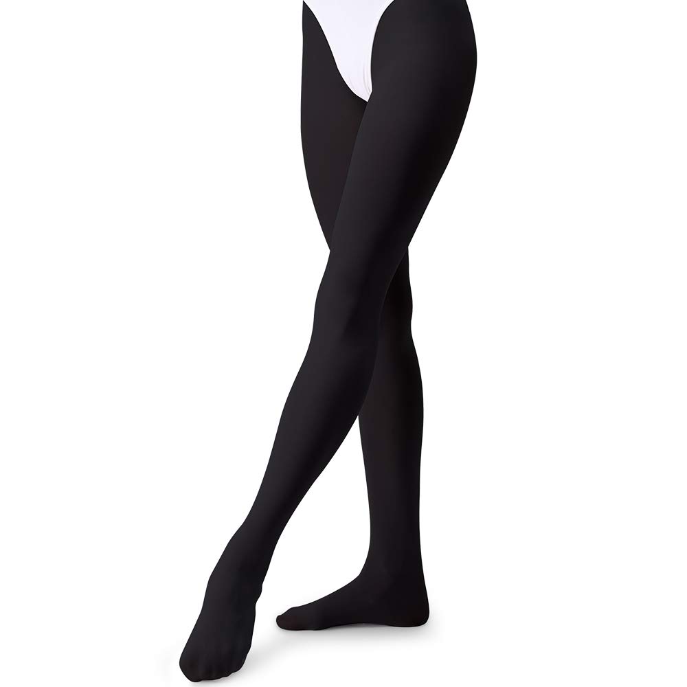 tanzdunsje Collant da Ballo Balletto per bambina donna 3 colori rosa bianco nero