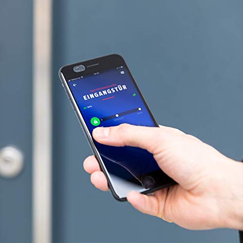 Serrure Bluetooth ABUS HomeTec Pro CFA3100 contre la perte de clé de porte d'entrée