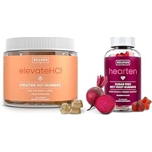 Creatine HCl Gummies 750mg for Cognitive & Performance Support and Beet Root Gummies for Blood Pressure Support
