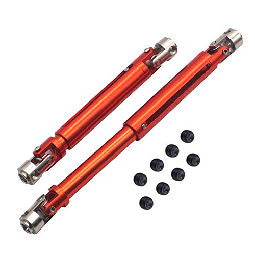 2Pcs Vgoohobby Aluminium Drive Shaft Joint CVD 103-148mm Compatible with Axial SCX10 AX10 Tamiya CC01 D90 RC4WD TF2 1/10 RC Rock Crawler