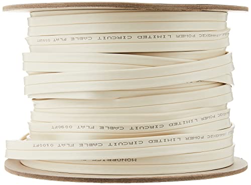 Monoprice Planate Series 16 Gauge Awg Pure Copper Flat Speaker Wire/Cable - 100Ft Cl2 In Wall Rated, Jacketed In Pvc Material For Home Theater, Car Audio And More #TOP1