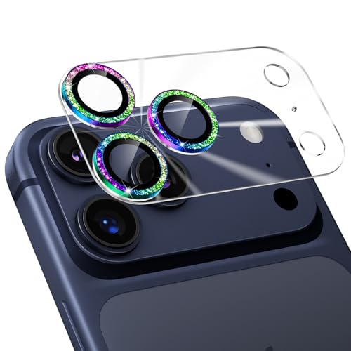 Podick �J�����t�B���� iPhone 17 Pro Max �p �J�����J�o�[ �L���L�� 9H�����K���X �A���~���� �A�C�t�H��17pro max�p �J�����ی� �s�J�s�J �L�Y�h�~ �ϏՌ� �����ߗ� ������� �I�o�I�[�o�[�h�~ �ɔ� ��phone17 