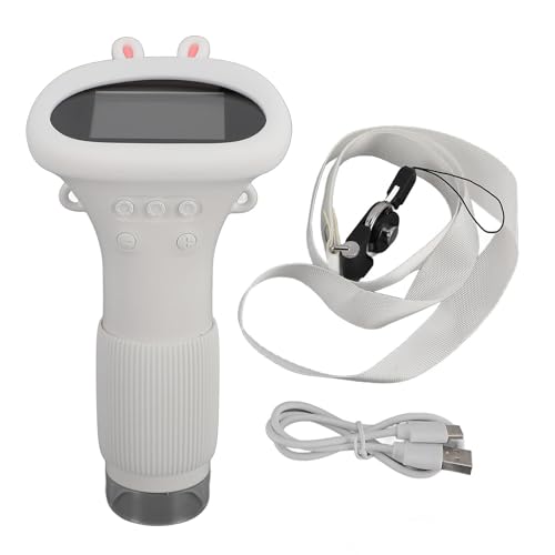 Kids Microscope Camera 1000X 2.0 Inch IPS Color Screen with 8 LED Lights Portable Digital Microscope for Kids Adults Pocket Microscope Camera Handheld Digital Microscope (White)