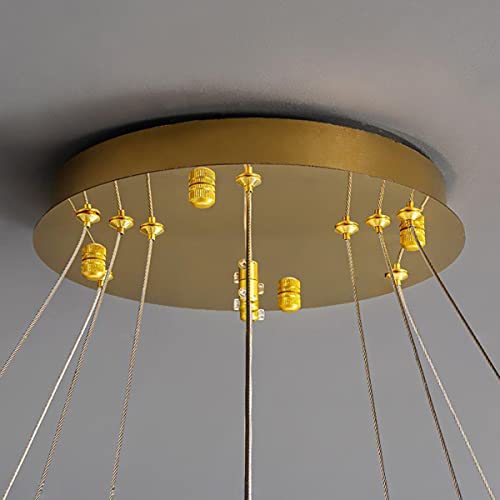 Lampe de lumière vive en cristal Lumo lustre de salon postmoderne 60cm