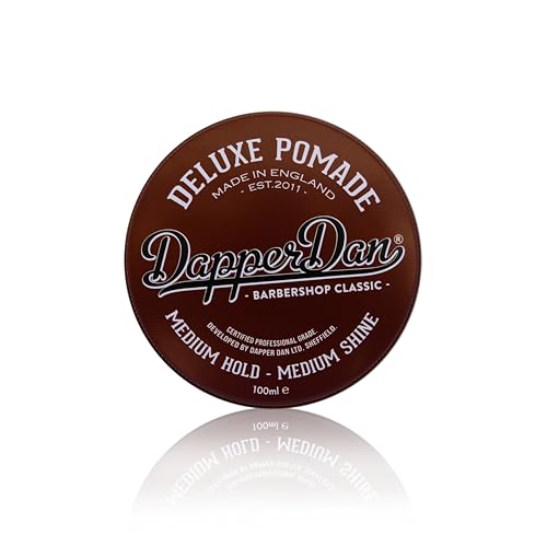 Deluxe Pomade By Dapper Dan Medium Hold Medium Shine No Greasiness Or Flakiness Citrus & Vanilla Fragrance 100ml