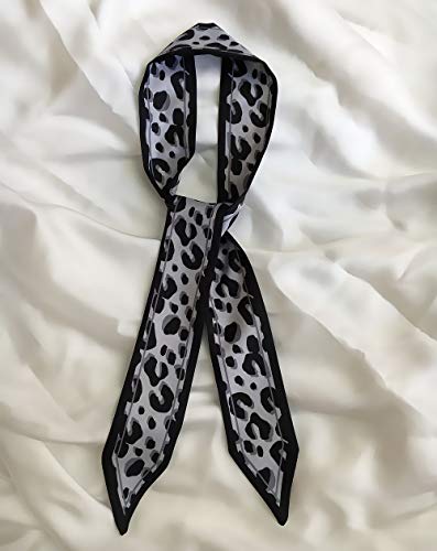 2pcs Classic Leopard Print Bag Handbag Handle Ribbon Scarf Hair Head Band Neck Neckerchief Fashion Gifts3