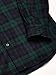 Pendleton Men's Lodge Classic Long Sleeve Button Front Wool Shirt, Black Watch Tartan, LG-TALL