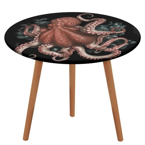 Nappe ronde ajustée élastique pieuvre extensible imperméable intérieur extérieur - 2