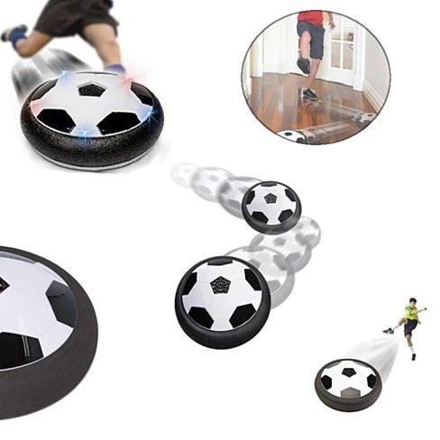 Image of Vibgyor Vibes Indoor Outdoor Air Power Soccer Hover Disk Ultra Glow with Foam Bumpers