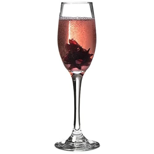 Libbey Perception Champagne Flutes 6oz / 170ml - Set of 4 | Wedding Champagne Glasses from Glassware