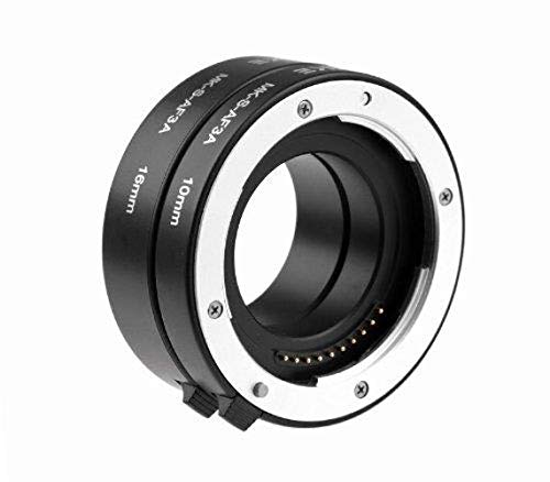 Automatik-Makro-Zwischenringe Extension Tube Kompatibel mit Sony E-Mount Kameras MK-S-AF3A