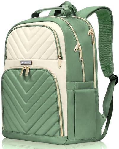 Kuosdaz Mochila de viagem para laptop para mulheres e homens, mochila de trabalho acolchoada de 15,6 polegadas, mochila escolar para adolescentes, meninas, meninos, mochilas grandes para professores