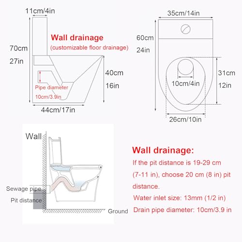 Inodoro de acero inoxidable 304, sanitario para baños, descarga sifónica, doble descarga, para hogares y lugares públicos, color dorado miniatura 2