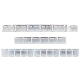 Fukaisu 24pcs Wooden Derby Car Weights Kit, 3 Size Pinewood Wheel Buffer Weights with Backing Adhesive for Pinewood Derby Car Racing Speed & Balance Tuning(1/4 oz, 1/2 oz, 1 oz)