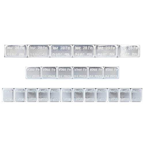 Fukaisu 24pcs Wooden Derby Car Weights Kit, 3 Size Pinewood Wheel Buffer Weights with Backing Adhesive for Pinewood Derby Car Racing Speed & Balance Tuning(1/4 oz, 1/2 oz, 1 oz)