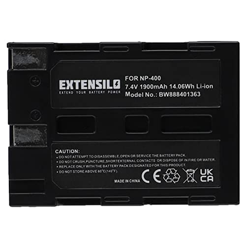 Image of EXTENSILO Battery Replacement for Sigma BP-21 for Camera DSLR (1900 mAh, 7.4 V, Li-Ion)