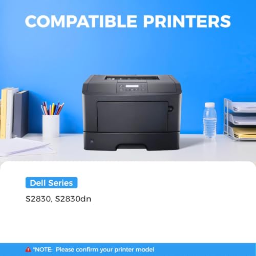 Image of KingKJ S2830 High Yield Black Toner Cartridge 2-Pack Replacement for Dell GGCTW Toner Cartridges Remanufactured Compatible with Dell S2830 S2830dn Laser Printer Ink All-in-One Copier (8,500 Pages