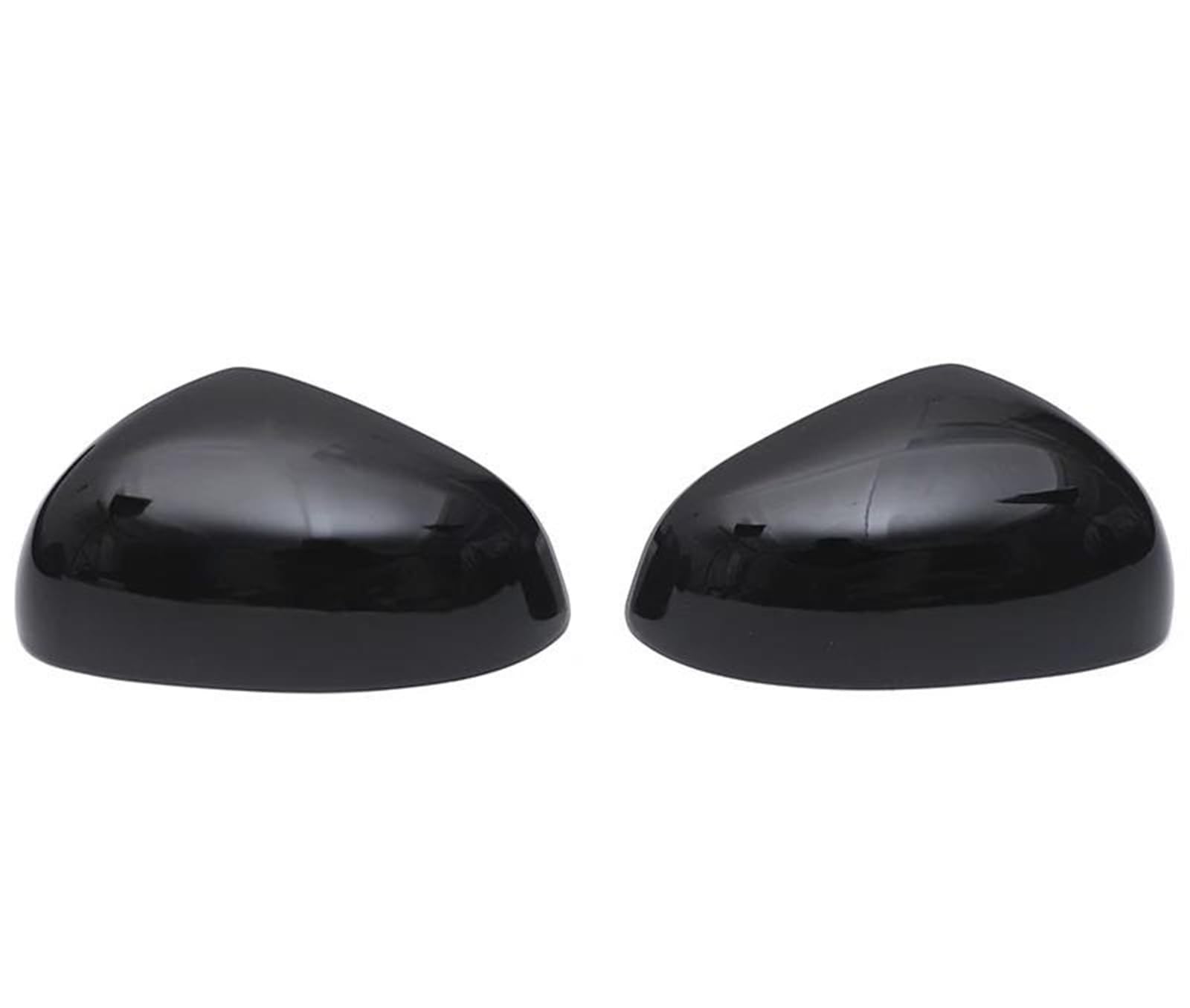 for Mercedes for Benz for Smart 453 for Fortwo for Forfour 2016-2021 ABS Car Side Door Rearview Mirror Cap Cover Sticker(Black)