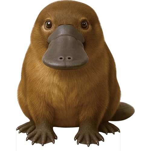 Image of Platypus 4FT Life Size Cardboard Cutout Standup for Party, 1 PC | Animal Themed Cardboard Standup for Events, Party Decor, Birthday Parties, Photo Backdrops, Home Decoration, Gift Giving